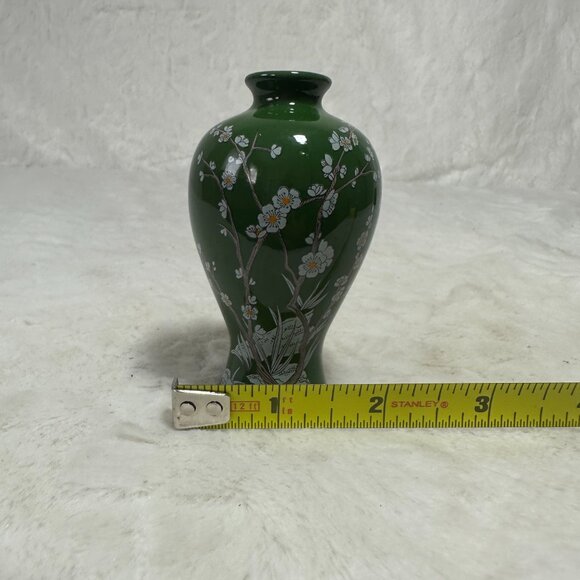 Franklin Mint Plum Blossom Mini Imperial Collection Dynasty Vase 1980 Japan - Picture 7 of 7
